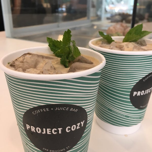 Get the mint coffee for a refreshing pick-me-up, mid day!