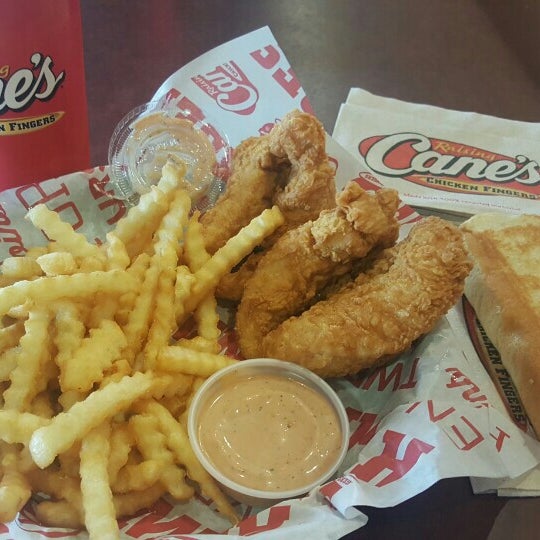 Photo taken at Raising Cane&#39;s Chicken Fingers by Ty H. on 6/15/2016