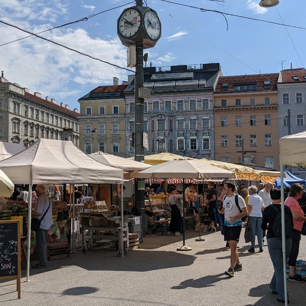 Photo taken at Karmelitermarkt by Michael on 6/27/2020