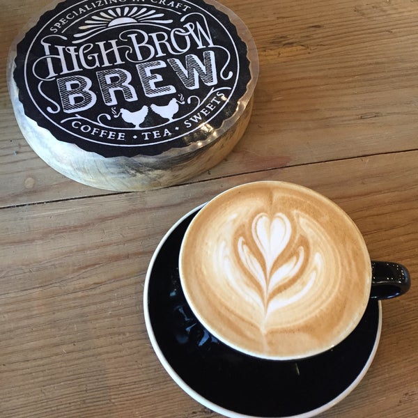 Photo taken at High Brow Coffee by amanda r. on 2/4/2015