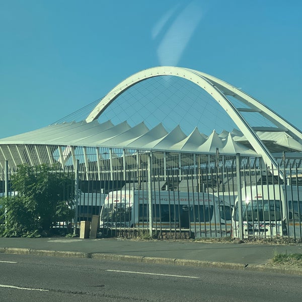 Photo taken at Moses Mabhida Stadium by Nicole M. on 6/22/2023