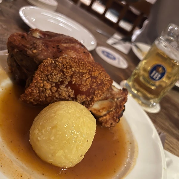 No trip to Münich is complete without a visit here! Find a spot amongst the many communal tables. The schweinshaxe is a firm favourite, but it’s best to share if you don’t have a big appetite!