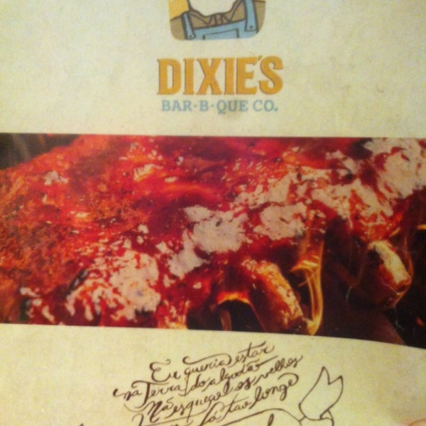 Photo taken at Dixie&#39;s Bar-B-Que Co. by Thiago W. on 12/9/2014