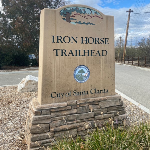 Iron Horse Trailhead Bridge in Valencia