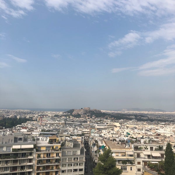 Photo taken at St George Lycabettus Lifestyle Hotel by Amna O. on 7/24/2018