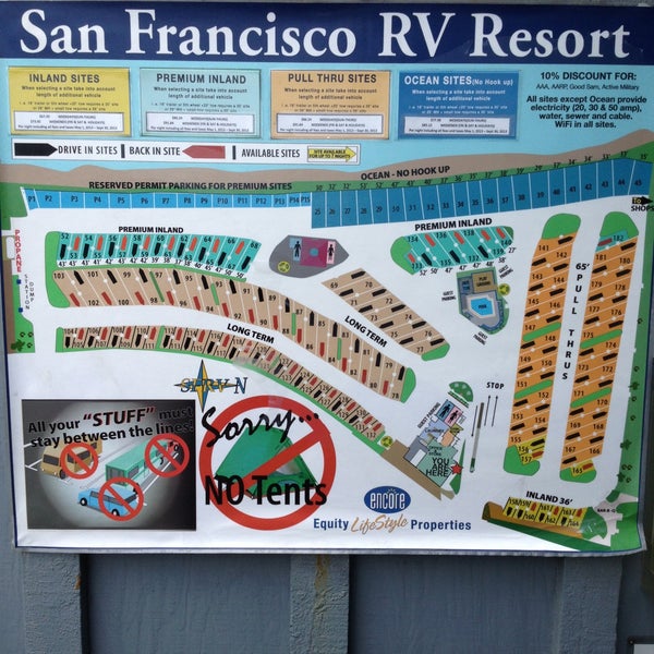 Das Foto wurde bei San Francisco RV Resort von Mark W. am 8/6/2013 aufgenommen