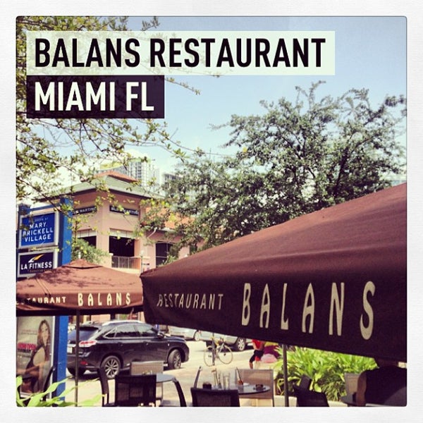 Balans Restaurant & Bar, Brickell Bar in Miami Financial District