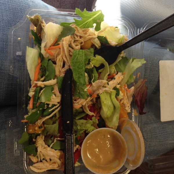 The Chinese Chicken Salad isn't bad for a grab and go option in Terminal A.