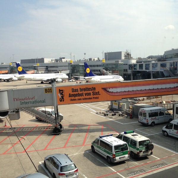 Photo taken at Düsseldorf Airport (DUS) by Jieyin L. on 5/2/2013