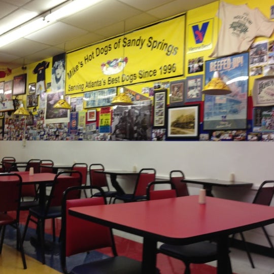 Photo taken at Mike&#39;s Chicago Hot Dogs by Kyle W. on 10/25/2012