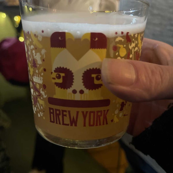 Photo taken at Brew York Craft Brewery &amp; Tap Room by Katie t. on 1/20/2023