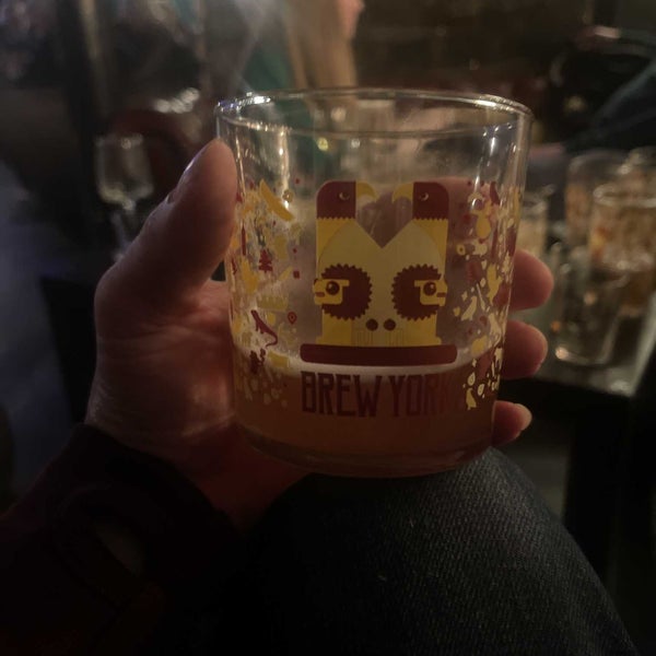 Photo taken at Brew York Craft Brewery &amp; Tap Room by Katie t. on 1/20/2023