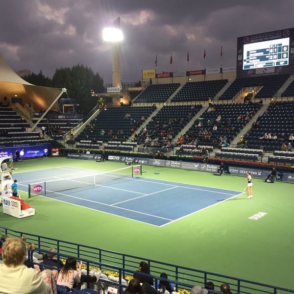2/21/2017 tarihinde Đorđe R.ziyaretçi tarafından Dubai Duty Free Dubai Tennis Championships'de çekilen fotoğraf