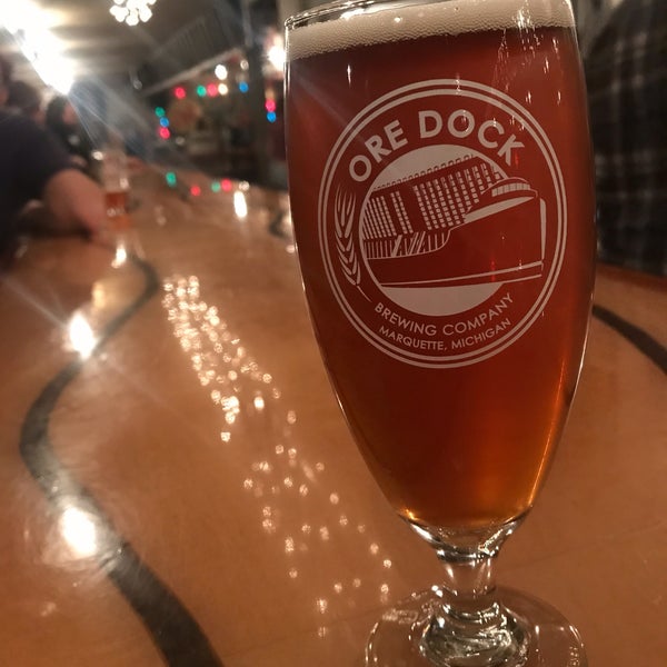 Photo taken at Ore Dock Brewing Company by Lydia V. on 1/11/2019