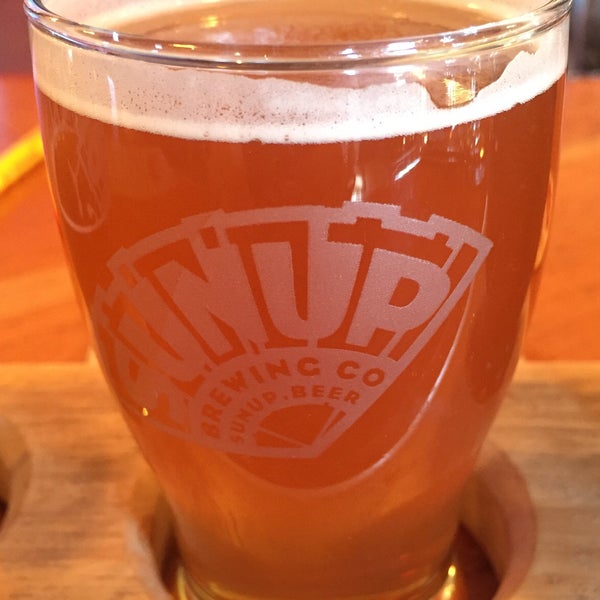Photo taken at SunUp Brewing Co. by Theresa C. on 2/26/2018