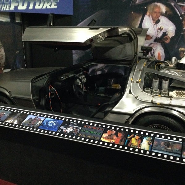Check out the DeLorean from the Back to the Future saga!