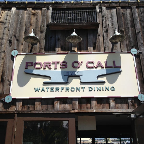Photo taken at Ports O&#39; Call Waterfront Dining Restaurant by Edwin K. on 4/28/2013