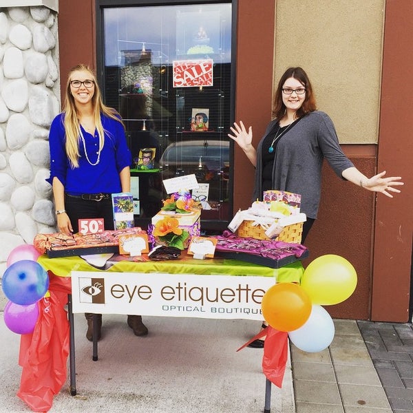 eye etiquette optical boutique Victoria, BC