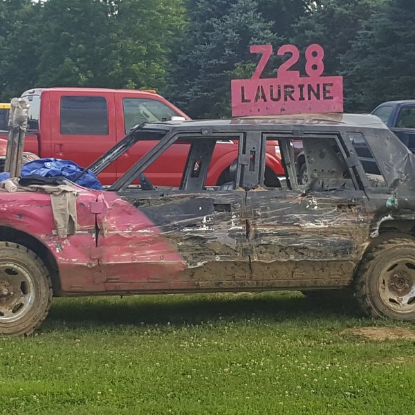 New Alexandria Lions Demo Derby Race Track in New Alexandria