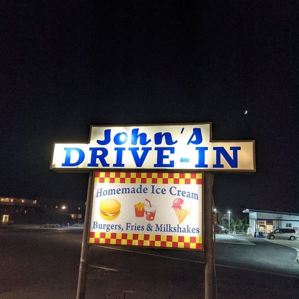 Photo taken at John&#39;s Drive-In by Stephane W. on 8/14/2021