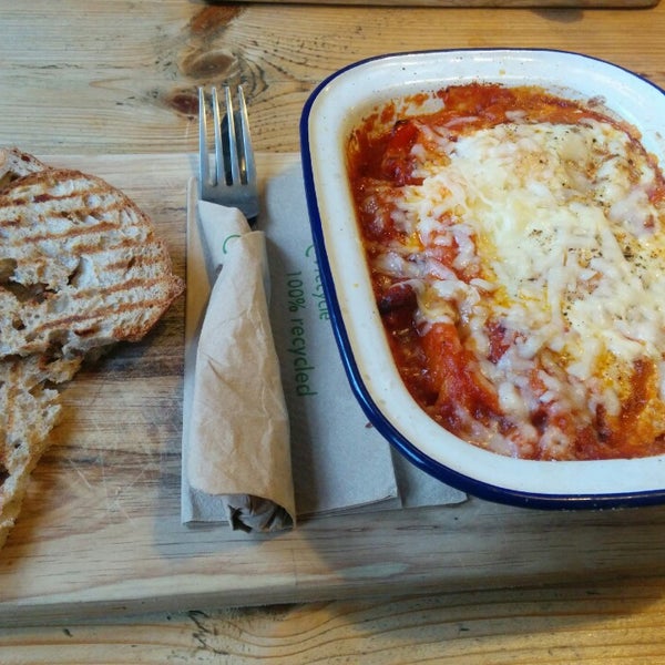 The homemade baked beans and Spanish  baked eggs are to die for!
