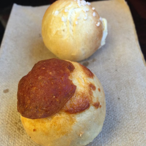 Bagel balls!!! Get the pepperoni one!! It's a pizza flavor burst in one bite