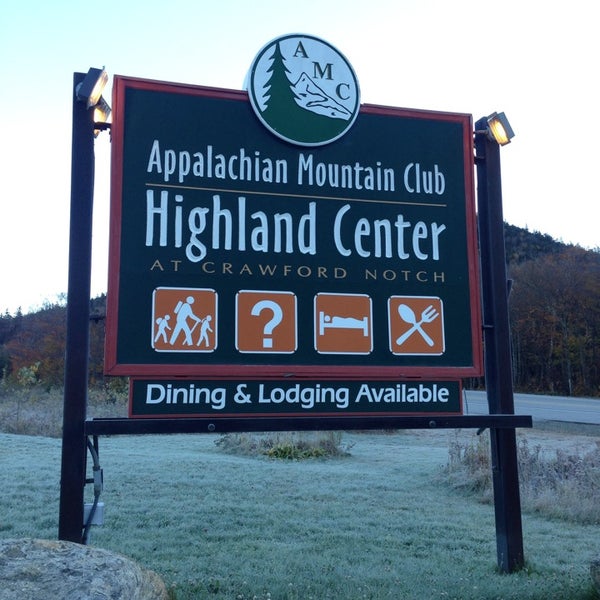 Photo taken at AMC Highland Center at Crawford Notch by Jay M. on 10/9/2013