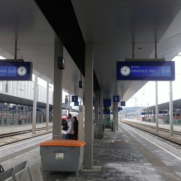 Photo taken at Bahnhof Attnang-Puchheim by Zita S. on 3/18/2018
