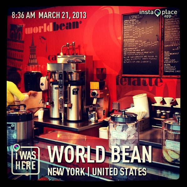 Photo taken at World Bean by Manny G. on 3/21/2013