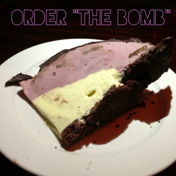 Grab a friend, two forks and order The Bomb. It was a delicious, special frozen treat!!!!