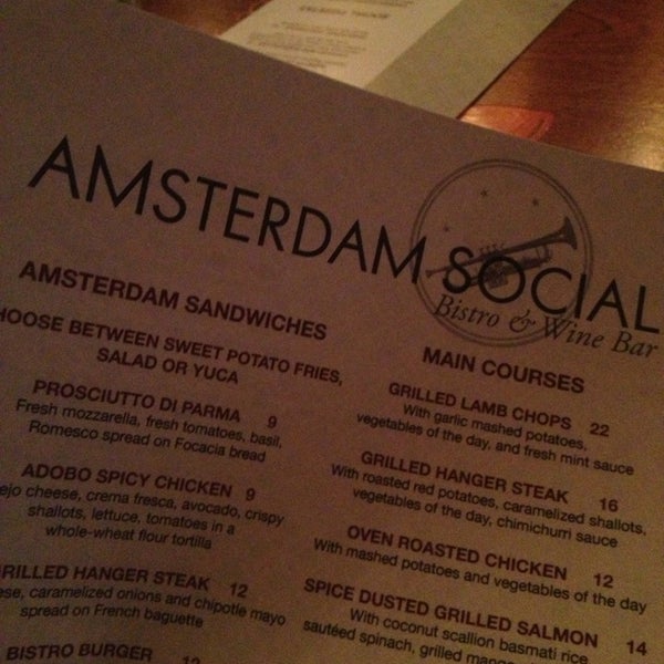 Photo taken at Amsterdam Social by Sam O. on 12/14/2013