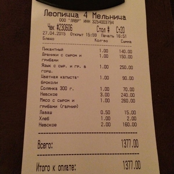 Кафе лео пицца