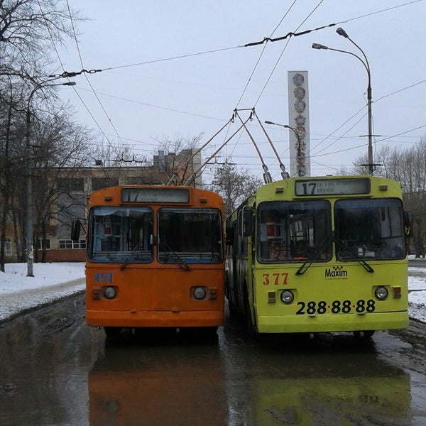 Троллейбус 17 маршрут остановки