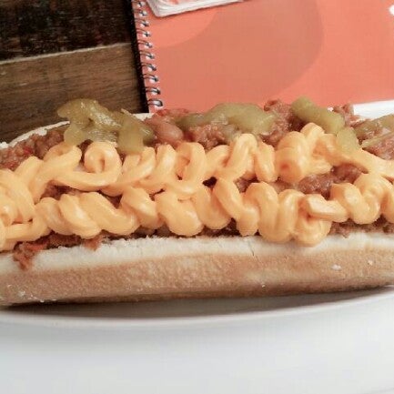 Photo taken at Überdog - Amazing Hot Dogs by Elisa B. on 1/22/2013
