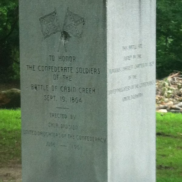 Cabin Creek Battlefield Big Cabin Ok