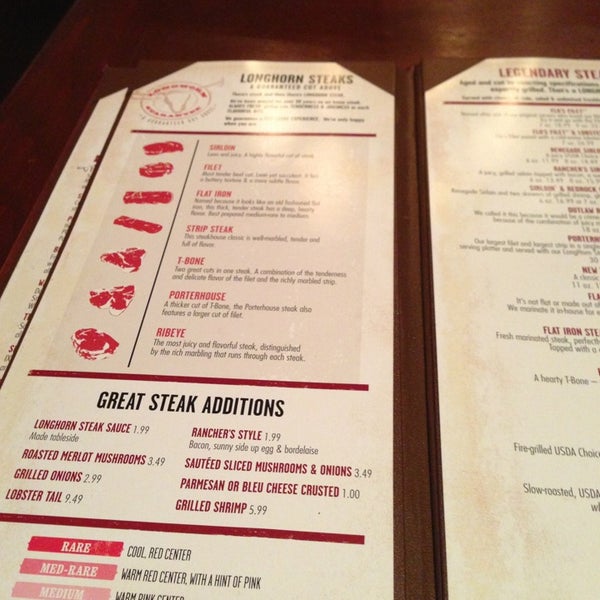 Longhorn Steakhouse 1650 Olmstead Dr