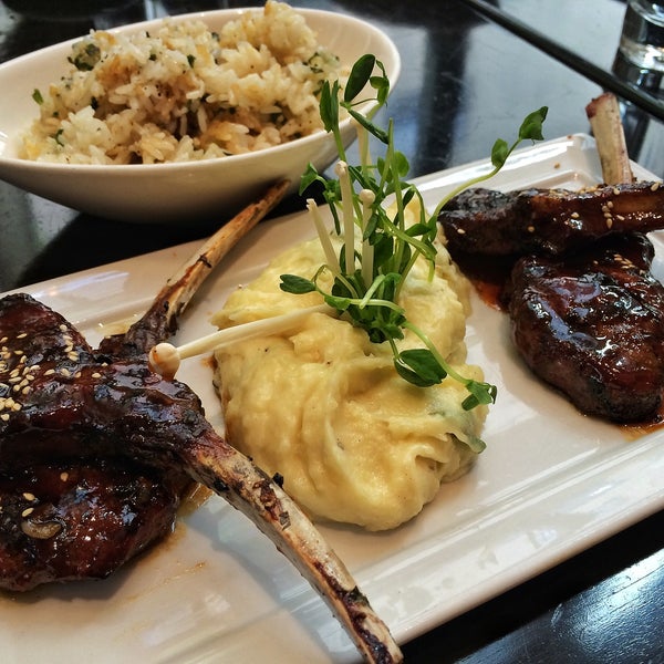 Try the Lamb Chops or the Filet Mignon. They're both amazing!