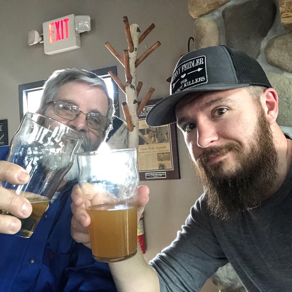 Photo taken at Crow Peak Brewing Company by Heath J. on 4/7/2019