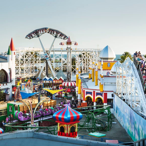 2/27/2018 tarihinde Luna Park Melbourneziyaretçi tarafından Luna Park Melbourne'de çekilen fotoğraf