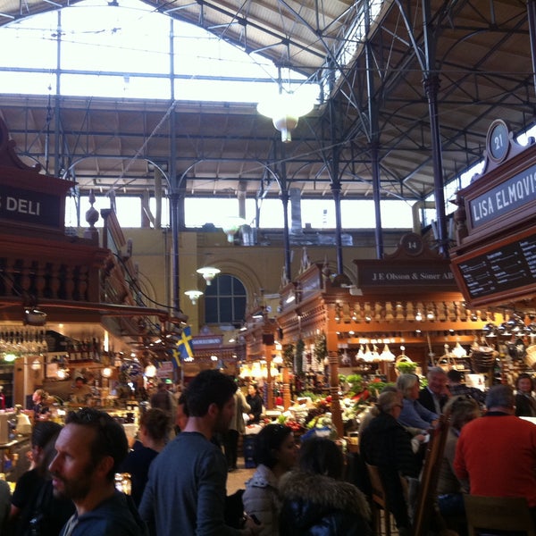 Photo taken at Östermalms Saluhall by Wouter V. on 4/27/2013
