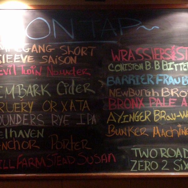 Frequently rotating craft beer list. And New Orleans food.