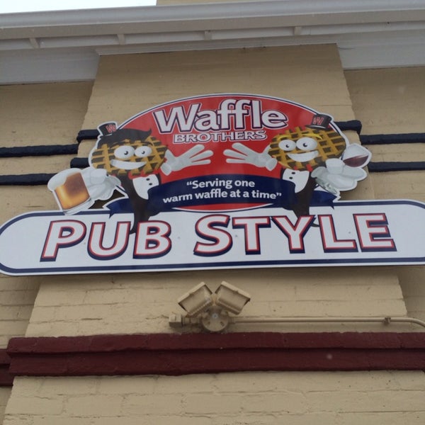 Photo taken at Waffle Brothers Pub Style by Tim J. on 3/2/2014