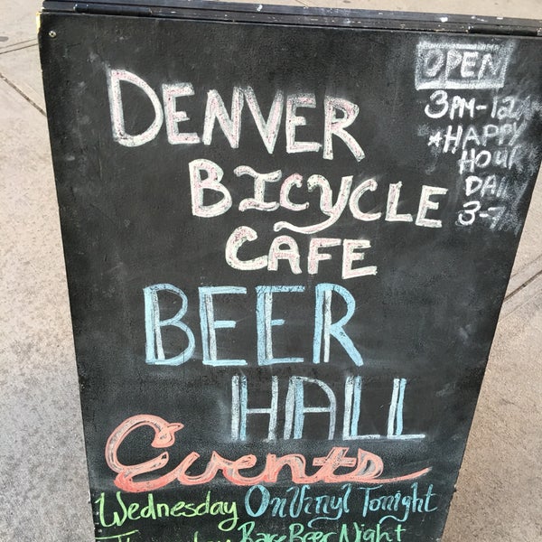 Photo taken at Denver Bicycle Cafe by Tim J. on 5/25/2018