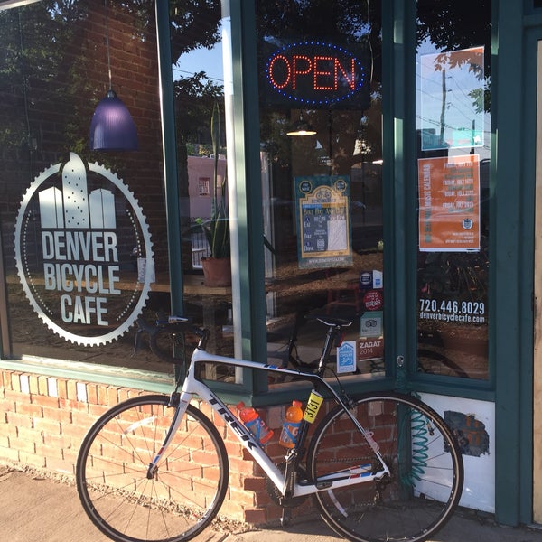 Photo taken at Denver Bicycle Cafe by Tim J. on 7/23/2017