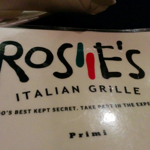 Photo taken at Rosie&#39;s Italian Grille by John S. on 5/16/2014