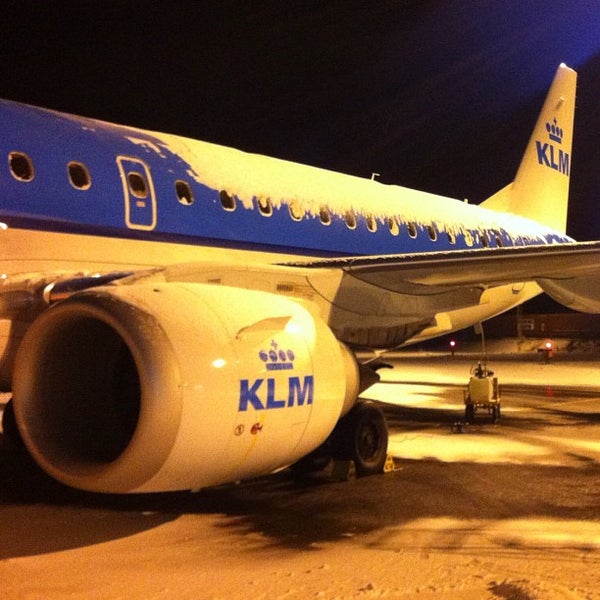 Photo taken at Linköping City Airport (LPI) by Emile N. on 12/1/2012