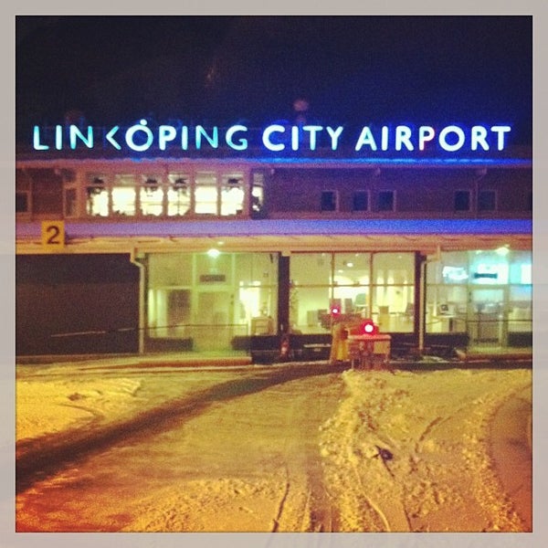 Photo taken at Linköping City Airport (LPI) by Emile N. on 1/28/2013