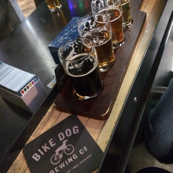 Photo taken at Bike Dog Brewing Co. by liza s. on 1/31/2016