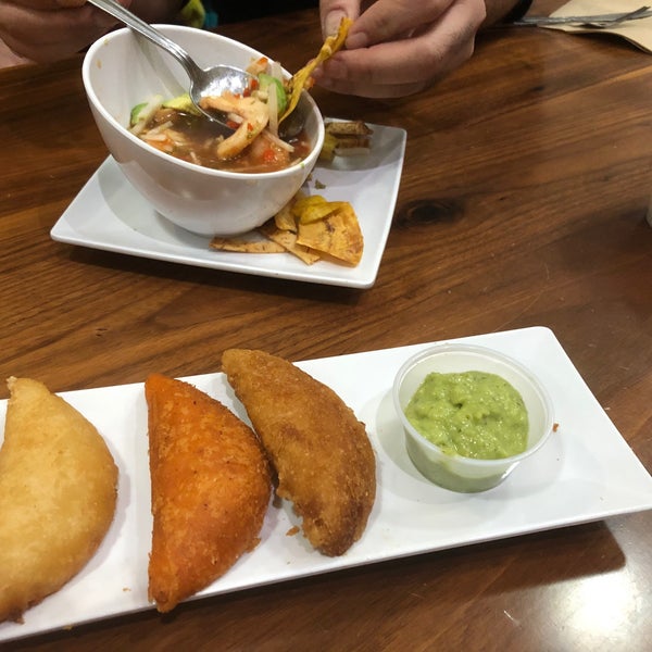 Photo taken at Pica Pica Arepa Kitchen by liza s. on 1/19/2020