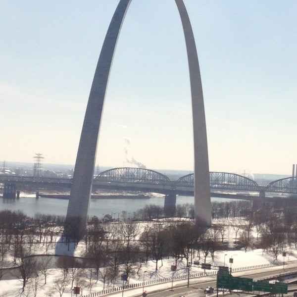 Ask for room 1400 Great view of arch !